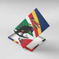 Personalized Happy Seychelles Independence Day Canvas Wall Art Black Parrot Coat Of Arms