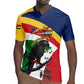 Personalized Happy Seychelles Independence Day Rugby Jersey Black Parrot Coat Of Arms