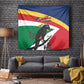 Personalized Happy Seychelles Independence Day Tapestry Black Parrot Coat Of Arms