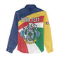 Personalized Happy Seychelles Independence Day Women Casual Shirt Black Parrot Coat Of Arms