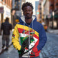 Personalized Happy Seychelles Independence Day Zip Hoodie Black Parrot Coat Of Arms