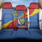 Congo-Kinshasa Independence Day Back Car Seat Cover Coat Of Arms - African Pattern