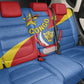 Congo-Kinshasa Independence Day Back Car Seat Cover Coat Of Arms - African Pattern