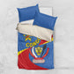 Congo-Kinshasa Independence Day Bedding Set Coat Of Arms - African Pattern
