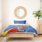 Congo-Kinshasa Independence Day Bedding Set Coat Of Arms - African Pattern