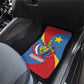 Congo-Kinshasa Independence Day Car Mats Coat Of Arms - African Pattern