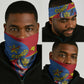 Congo-Kinshasa Independence Day Neck Gaiter Coat Of Arms - African Pattern LT15
