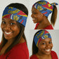 Congo-Kinshasa Independence Day Neck Gaiter Coat Of Arms - African Pattern LT15