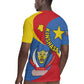 Congo-Kinshasa Independence Day Rugby Jersey Coat Of Arms - African Pattern