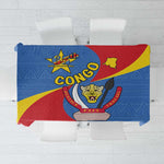 Congo-Kinshasa Independence Day Tablecloth Coat Of Arms - African Pattern