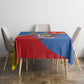 Congo-Kinshasa Independence Day Tablecloth Coat Of Arms - African Pattern
