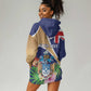 Personalized Tristan da Cunha Hoodie Dress Coat Of Arms Tropical Flowers