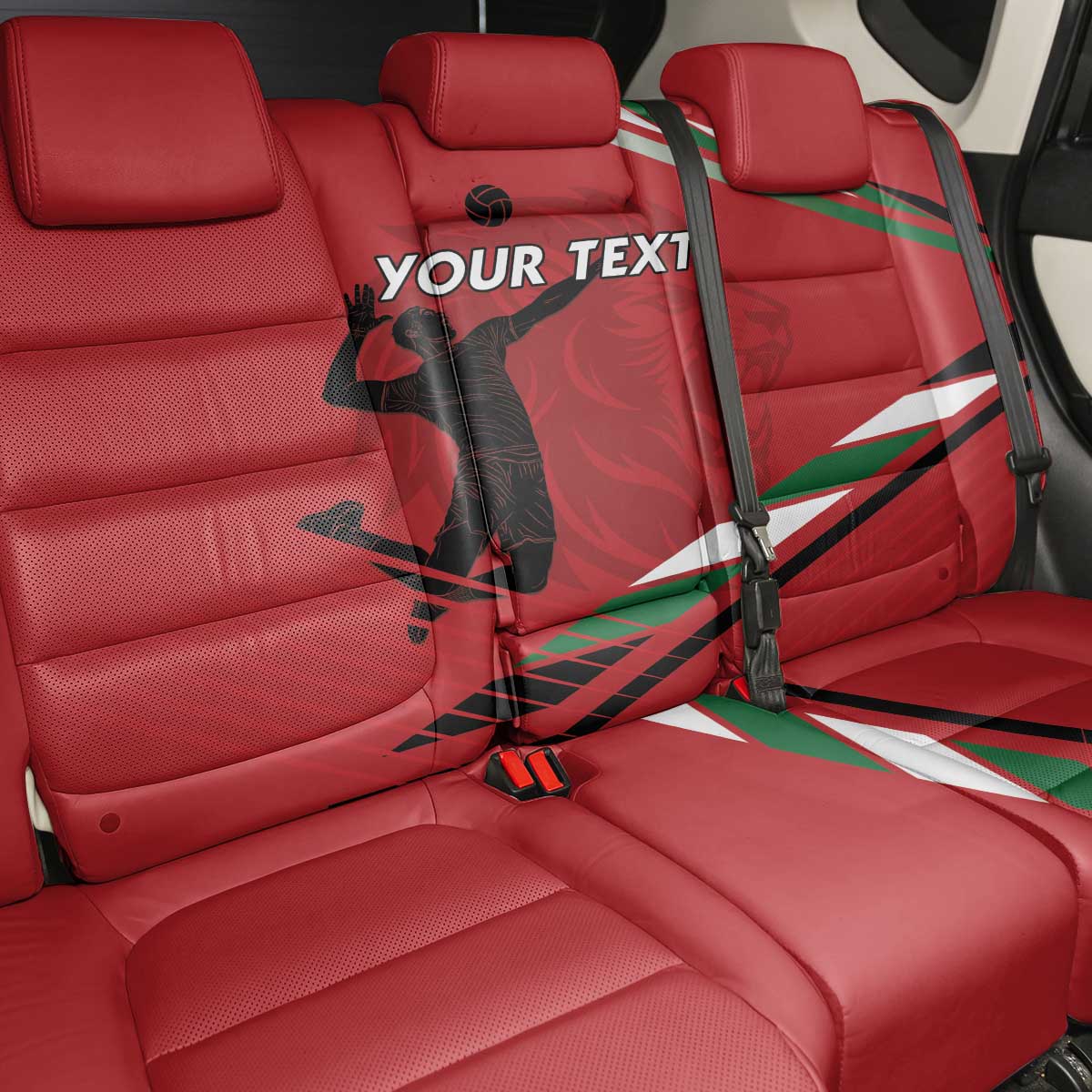 Custom Kenya Volleyball Back Car Seat Cover Go Champions
