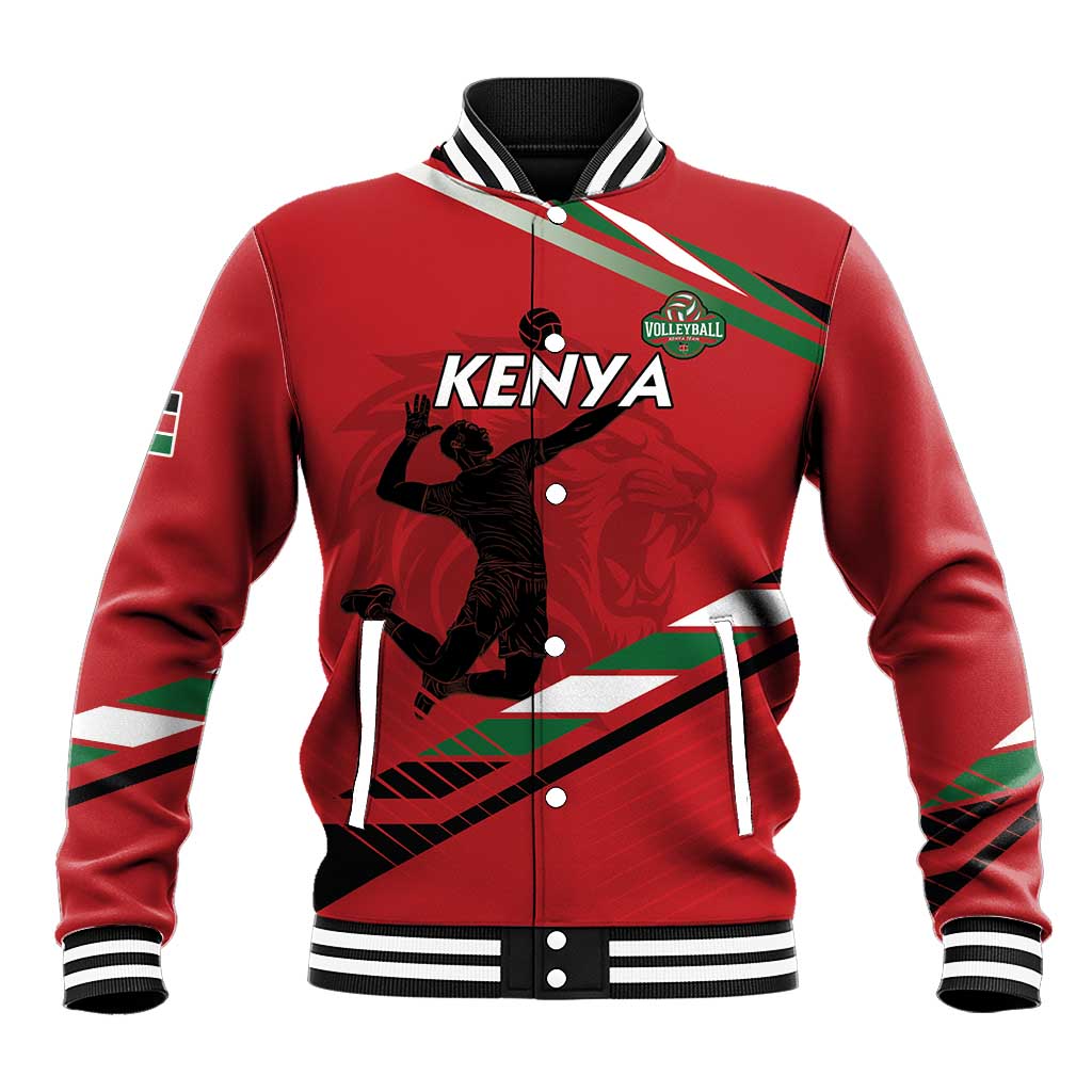 Custom Kenya Volleyball Baseball Jacket Go Champions
