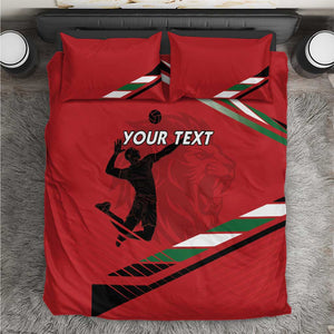 Custom Kenya Volleyball Bedding Set Go Champions