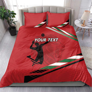 Custom Kenya Volleyball Bedding Set Go Champions