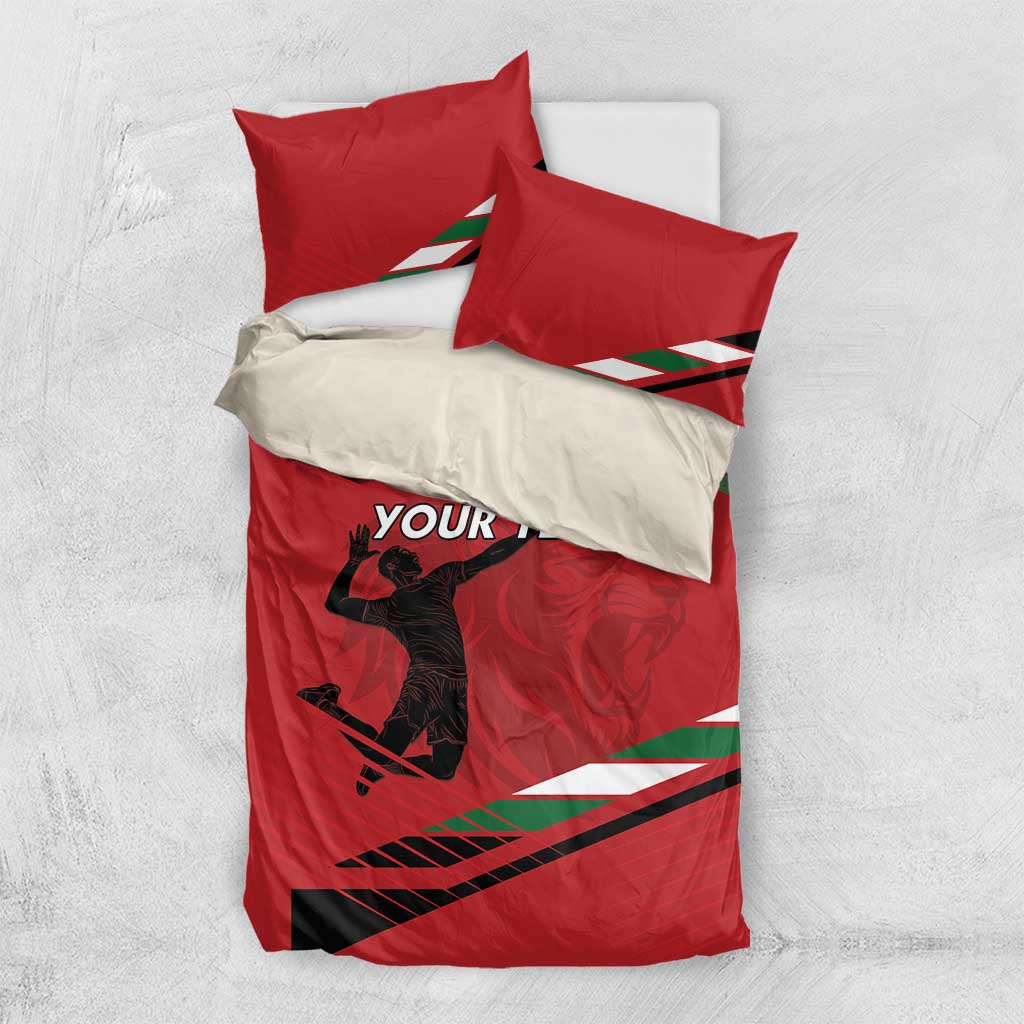 Custom Kenya Volleyball Bedding Set Go Champions