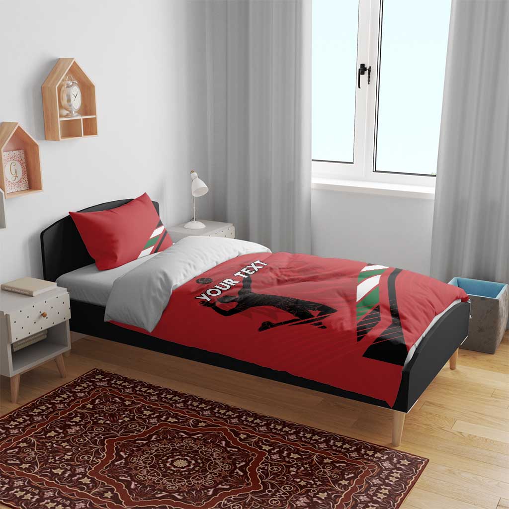 Custom Kenya Volleyball Bedding Set Go Champions