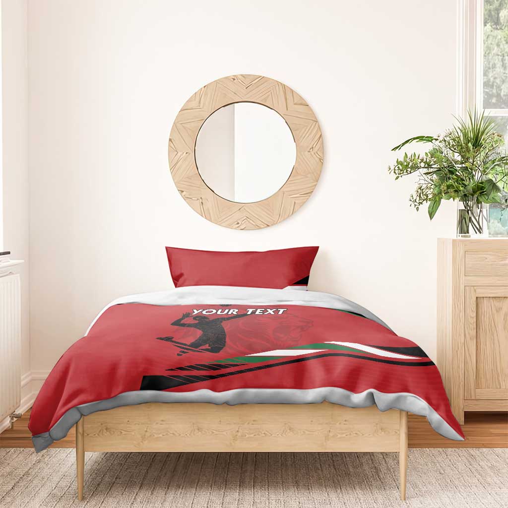 Custom Kenya Volleyball Bedding Set Go Champions