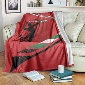 Custom Kenya Volleyball Blanket Go Champions