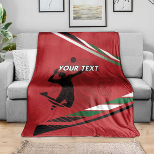 Custom Kenya Volleyball Blanket Go Champions