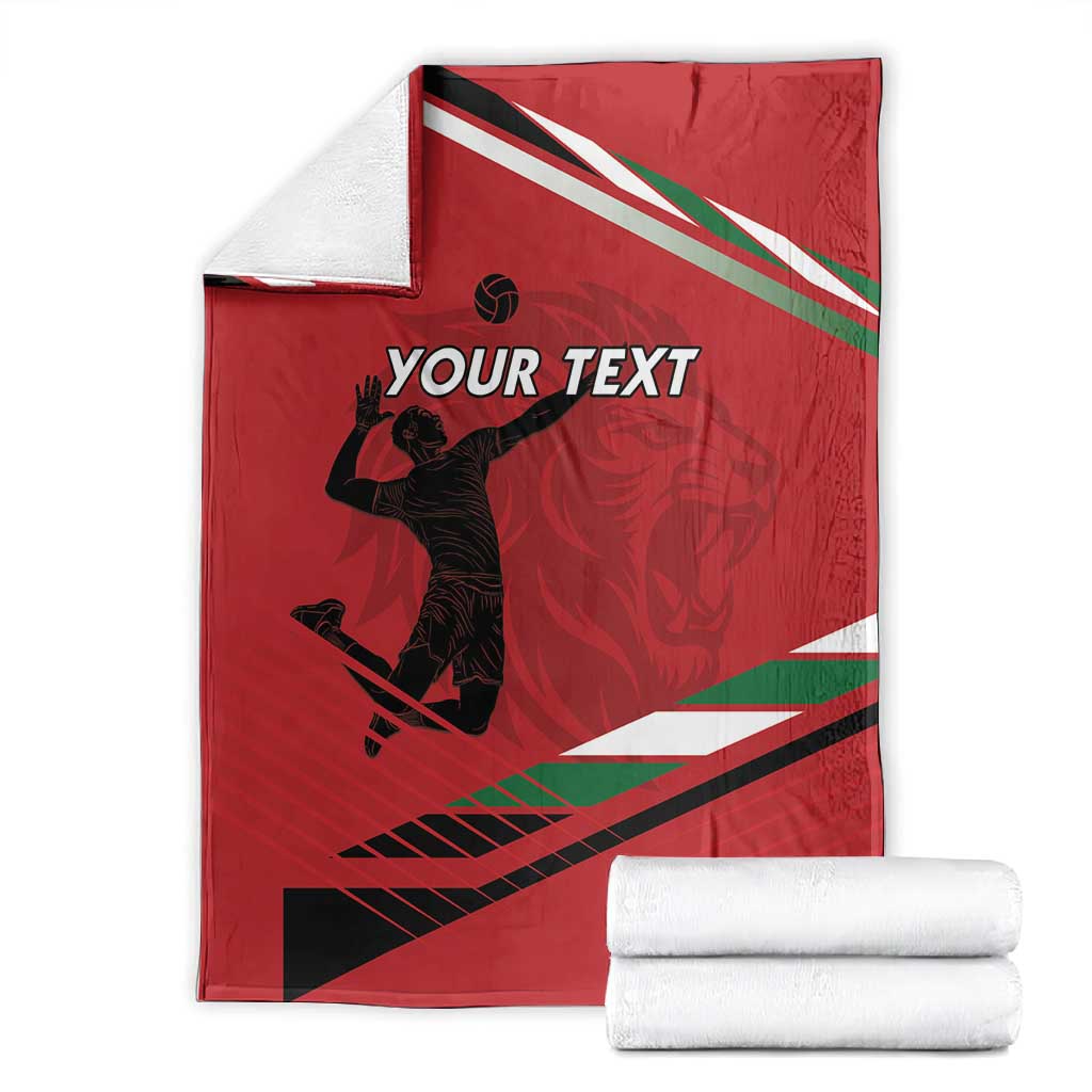 Custom Kenya Volleyball Blanket Go Champions