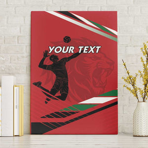 Custom Kenya Volleyball Canvas Wall Art Go Champions