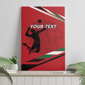 Custom Kenya Volleyball Canvas Wall Art Go Champions