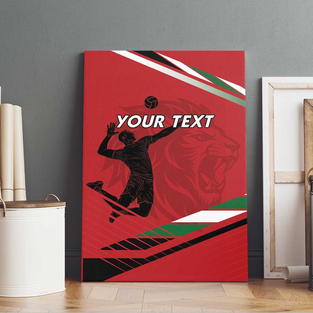 Custom Kenya Volleyball Canvas Wall Art Go Champions