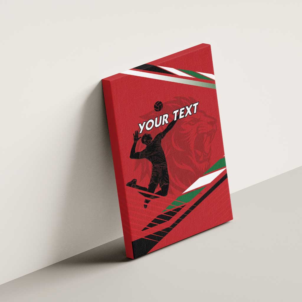 Custom Kenya Volleyball Canvas Wall Art Go Champions