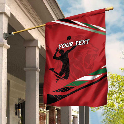 Custom Kenya Volleyball Garden Flag Go Champions