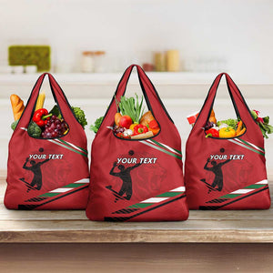 Custom Kenya Volleyball Grocery Bag Go Champions