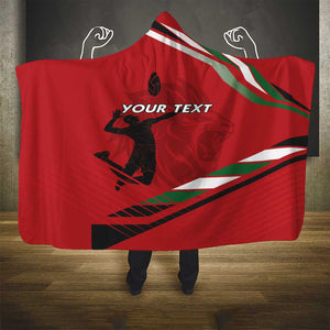 Custom Kenya Volleyball Hooded Blanket Go Champions