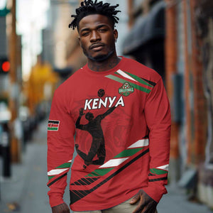 Custom Kenya Volleyball Long Sleeve Shirt Go Champions