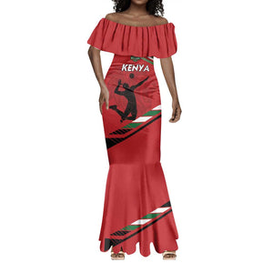Custom Kenya Volleyball Mermaid Dress Go Champions