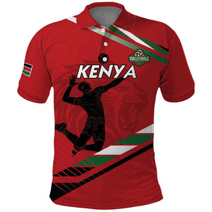 Custom Kenya Volleyball Polo Shirt Go Champions