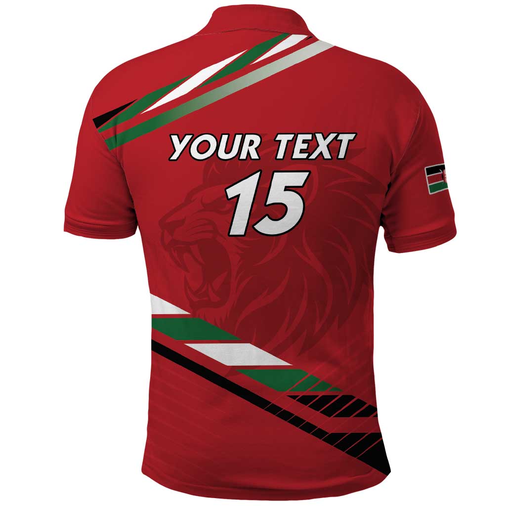 Custom Kenya Volleyball Polo Shirt Go Champions