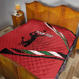 Custom Kenya Volleyball Quilt Go Champions