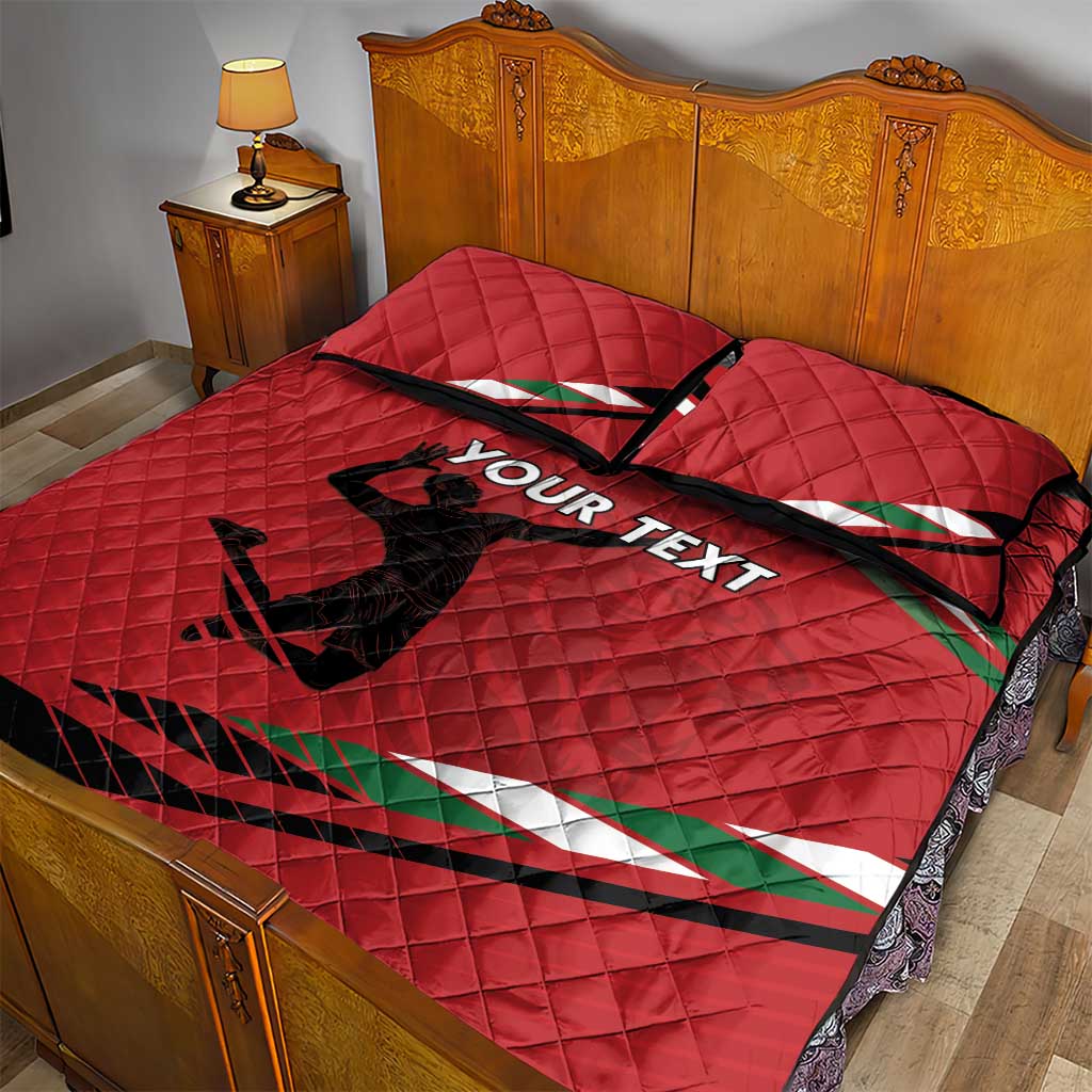 Custom Kenya Volleyball Quilt Bed Set Go Champions