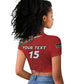 Custom Kenya Volleyball Raglan Cropped T shirt Go Champions