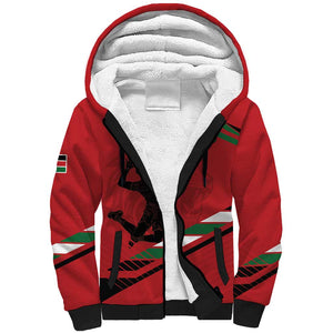 Custom Kenya Volleyball Sherpa Hoodie Go Champions