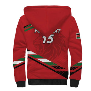 Custom Kenya Volleyball Sherpa Hoodie Go Champions