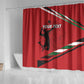 Custom Kenya Volleyball Shower Curtain Go Champions