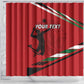 Custom Kenya Volleyball Shower Curtain Go Champions