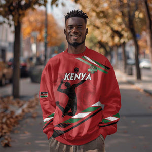Custom Kenya Volleyball Sweatshirt Go Champions