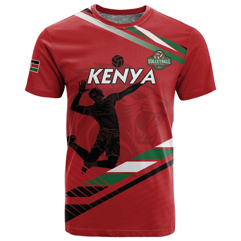 Custom Kenya Volleyball T shirt Go Champions