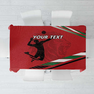 Custom Kenya Volleyball Tablecloth Go Champions