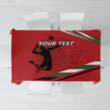Custom Kenya Volleyball Tablecloth Go Champions