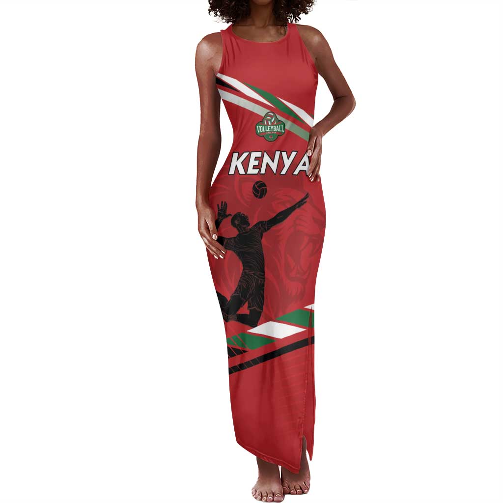 Custom Kenya Volleyball Tank Maxi Dress Go Champions