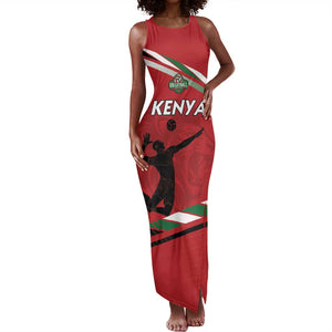 Custom Kenya Volleyball Tank Maxi Dress Go Champions